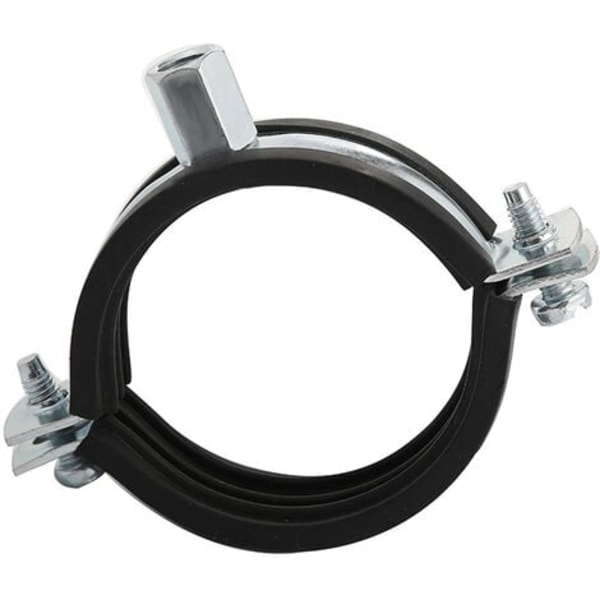 #QD# Letkuklemmarit poikittaisella kumitiivisteellä - M8/10 kierre, 5 kpl (Ø 125 mm)