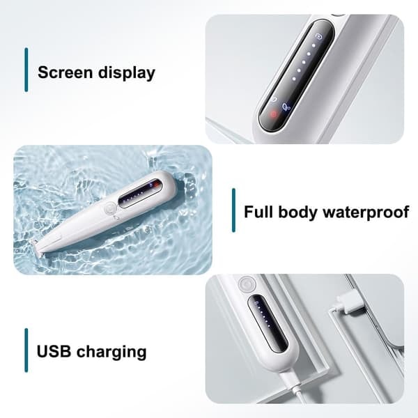 Pet Trimmer/Paw Trimmer, with LED Light, Waterproof - Perfect for Cats and Dogs_qq