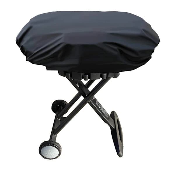 Grillöverdrag för Weber Q2000 och Q200-serien, 210D polyester, vattenresistent, UV-resistent utomhusskydd, 90 x 55 x 27 cm