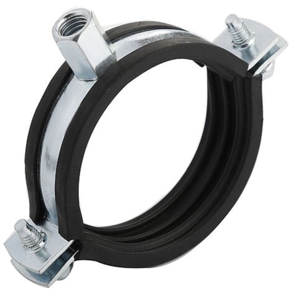 #QD# Letkuklemmarit poikittaisella kumitiivisteellä - M8/10 kierre, 5 kpl (Ø 125 mm)