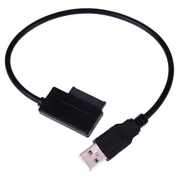 USB till 7+6 13-stifts smal SATA/IDE CD DVD-ROM optisk drivenhetskabeladapter HFMQV