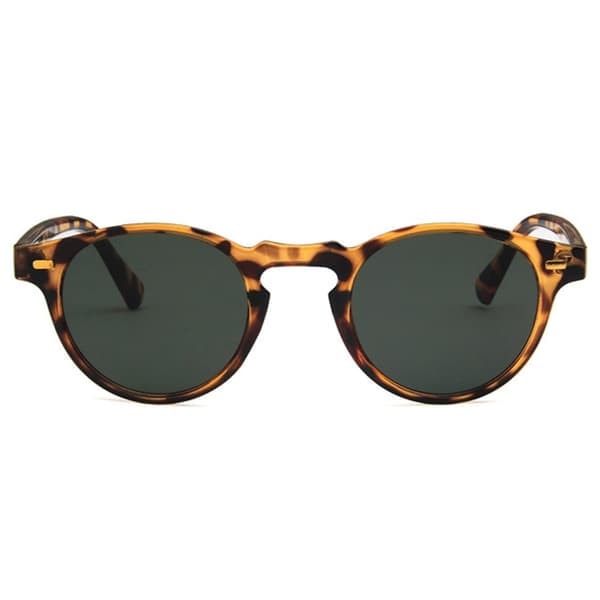Leopard Runda Solglasögon Mörka Glas_qq
