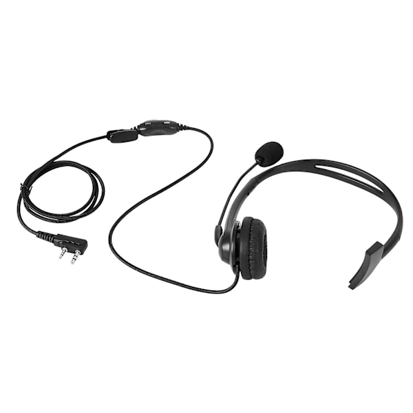 2-benet PTT-mikrofon headset til Kenwood Retevis Baofeng Uv5r 5r/888s