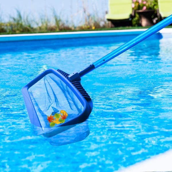 Pool Skimmer Net, Heavy Duty Leaf Rake, Cleaning Tool with Fine Mesh