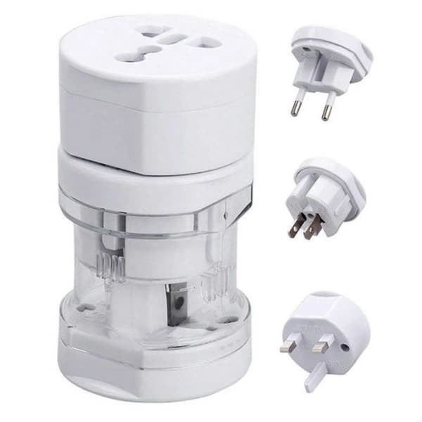 Universal Reseadapter för Alla Länder Vit