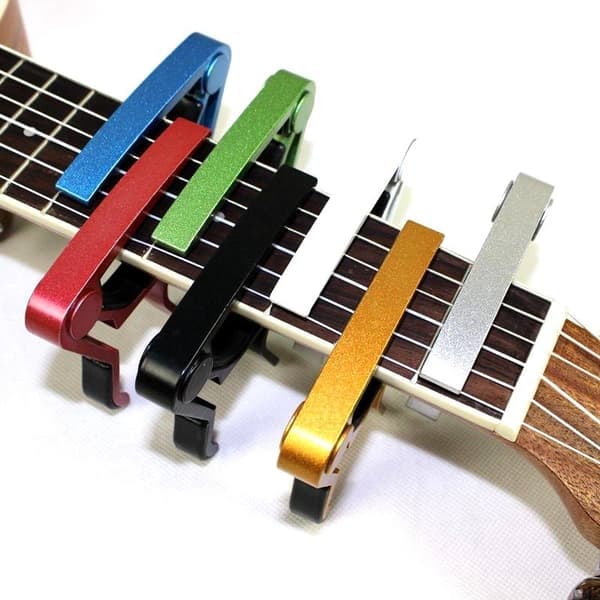 /QD/ Gitarr Capo / Barréklämma - Grön