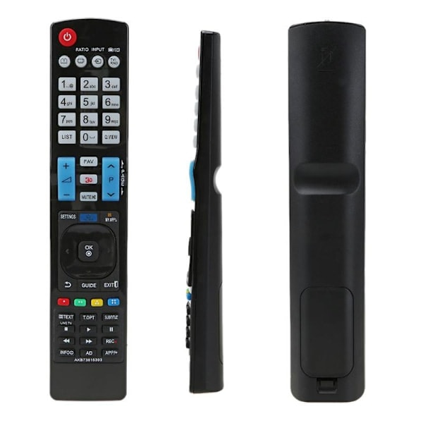 [QD] Universell ersättningsfjärrkontroll | Kompatibel med LG AKB73615303 | TV-projektor HiFi-fjärrkontroll | Inga batterier medföljer