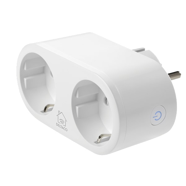 SMART H strømafbryder WiFi 2.4GHz energiovervågning 2xCEE 7/3