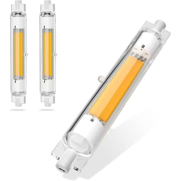 [QD] R7s 118mm 30W Dimbar LED-lampa, Varmvit 3000K, Flimmerfri