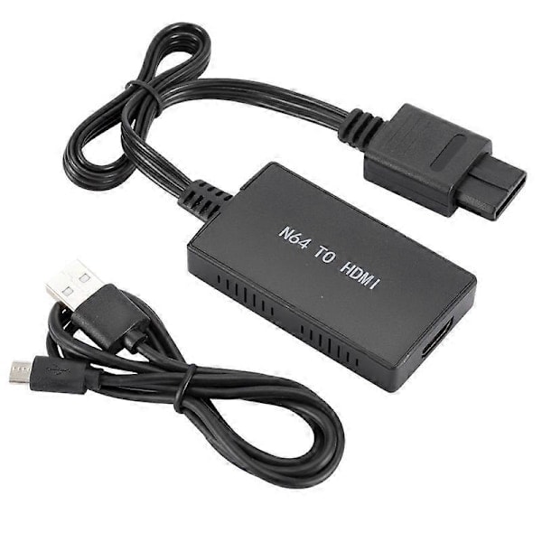 \"QD\" Nintendo 64 till HDMI-omvandlare HDMI-kabel för N64 SNES GameCube