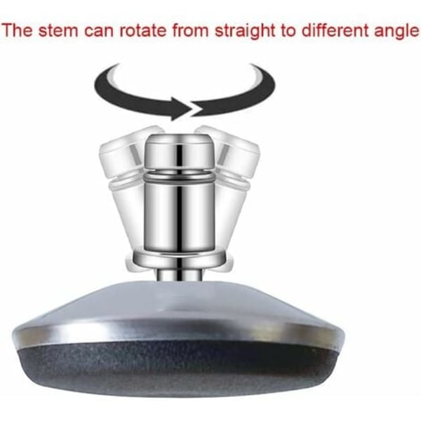 QQU-Kontorstol Erstatningshjul for kontorstol Svingbare hjul for fast base 7/16\" (11 mm) Diameter Stamme Passer de fleste kontorstoler