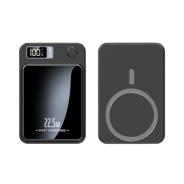 Trådløs Powerbank Magnetisk Bærbar Oplader 20000mAh med PD 22.5W Hurtigopladning USB-port til iPhone Galaxy*QN