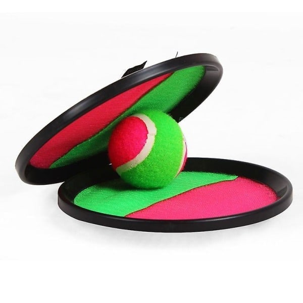 \"QD\" 19cm Medium Klæbrig Paddle Racket, Forældre-Barn Interaktivt Kast og Sugebolde, Børnelegetøj