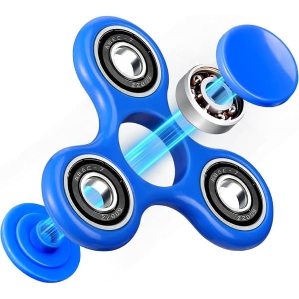5-pak Fidget Spinner, Sensorisk Legetøj til Stresslindring, Flere Farver