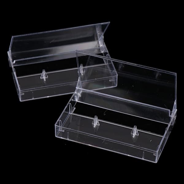 10 st Inspelningskassettfodral Förvaringslåda Transparent D 10-pack