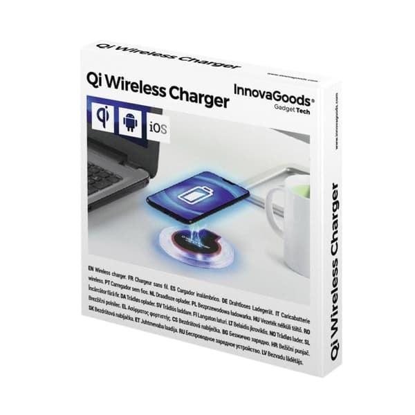 /QD/Trådløs Qi-lader for smarttelefoner
