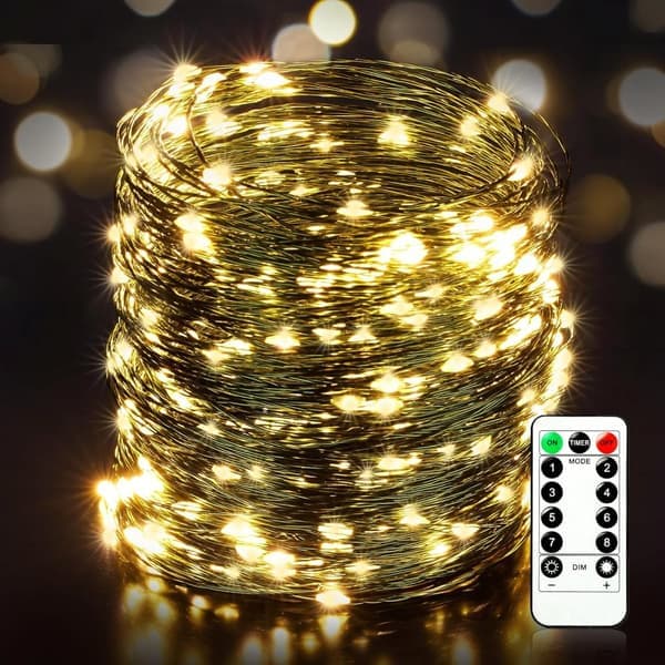 LED String Lights with 550 Warm White LEDs 50 m for Christmas Tree Decoration