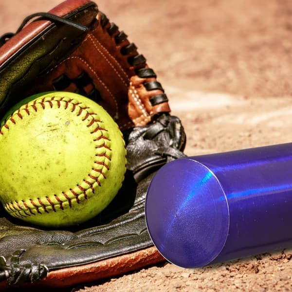 Sininen alumiininen baseballmaila
