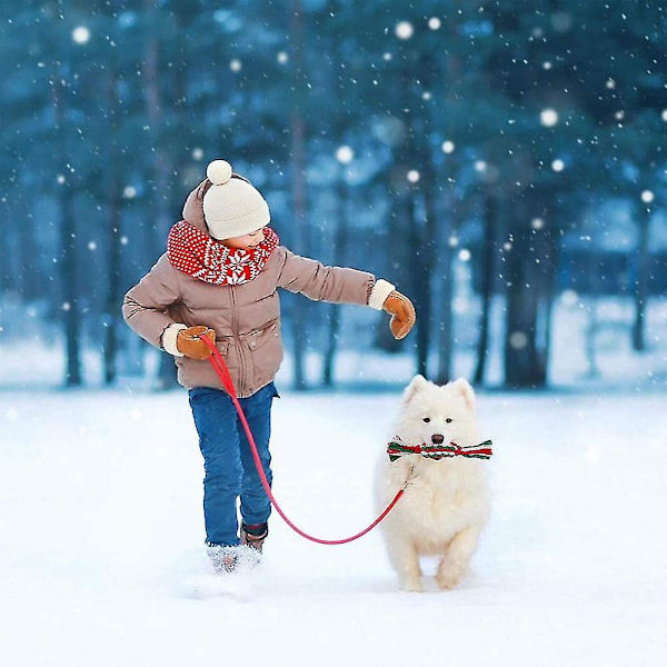 Jul Leksak Hund Rep Leksak Present Tug Leksak För Valp Tandspottning Rengöring Och Träning