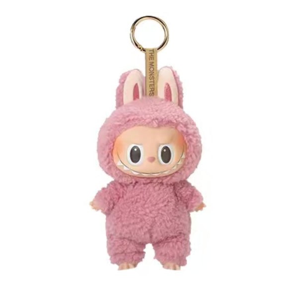 Labubu Dukke Første Generasjon Labubu Nøkkelring Mart Høy Kvalitet Macaron Blindboks Plysj Leker Monster Labubus La Bubu Original C