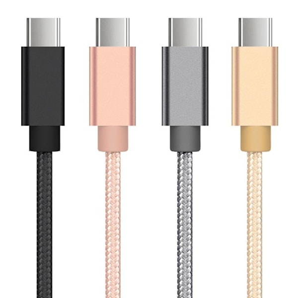 USB C Extra Stark Laddningskabel Svart˜QD