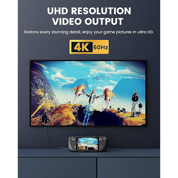 QD-180 Asteiset Kulma USB C -sovitin 2 kpl, U-muotoinen USB-C - USB-C Muunninliitin PD 100W Pikalatauksella 4K Video, U