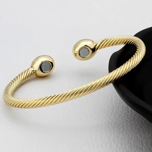 QD-Magnetiskt koppararmband terapi artrit smärtlindring armband magnetiskt armband