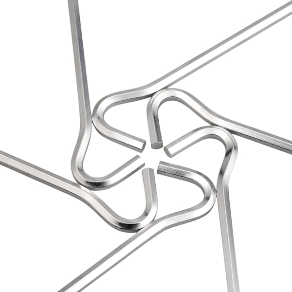 QU/Teltpløkker, 20 stk. Teltpløkker Jordpløkker Camping Sandpløkker 18 cm Aluminium Havepløk Udendørs Camping Teltpløkker