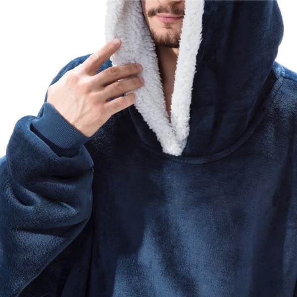 Mysig Huppari, Oversize - Sininen