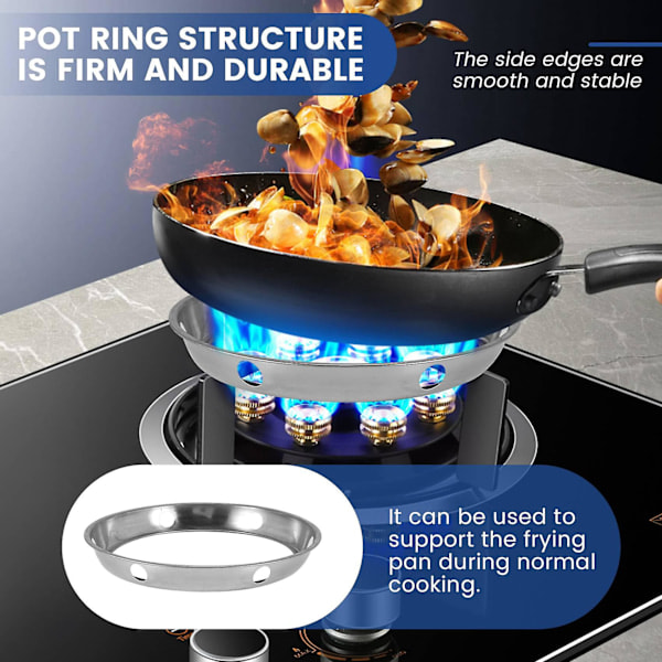 Universal Wok Stativ Ring for Gasskomfyr