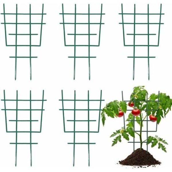 #QD#6 st Växtstöd i Plast Trädgårdsspaljé för Klätterväxter Planta Klätterställning Blomkruka Växtspaljé för Utomhus Inomhus