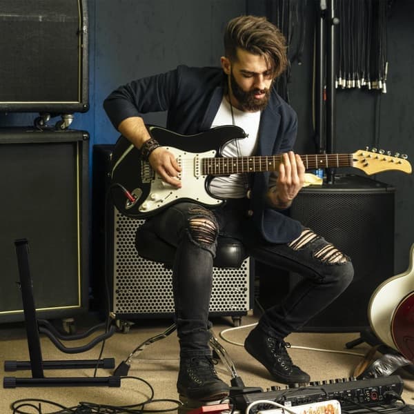 Sammenleggbart gitarstativ