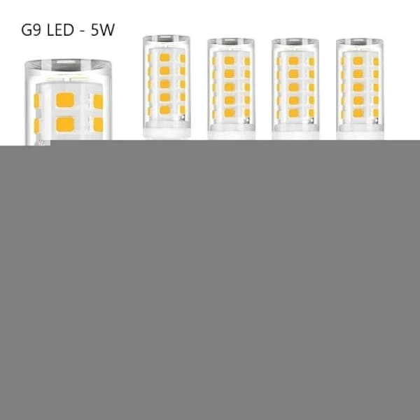 Heta 2025 G9 LED-pærer 5W - Varmhvit - 10 stk