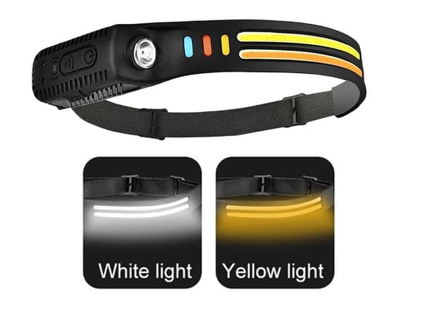 LED Hodelykt med Refleks - 2x / Hodelampe - 350 LM