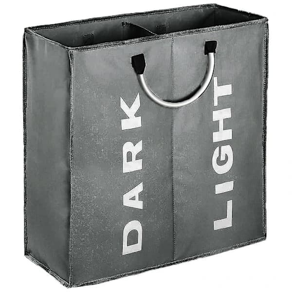 Double Laundry Hamper with Lid and Removable Laundry Bags