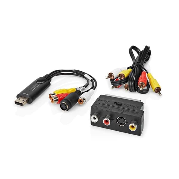 Video Grabber | USB 2.0 | 480p | A/V-kaapeli / Scart