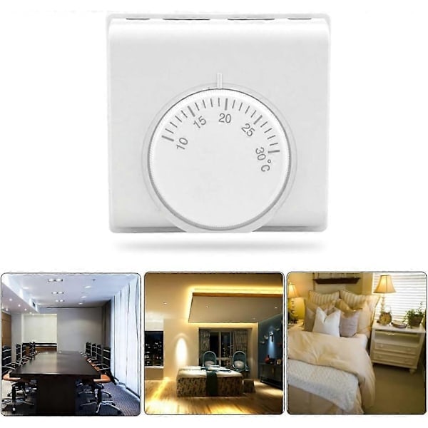 \"QD\" Rumtermostat, Universel Standard Rumtermostat, Mekanisk Rumtermostat, Energibesparende Mekanisk Temperaturkontrol