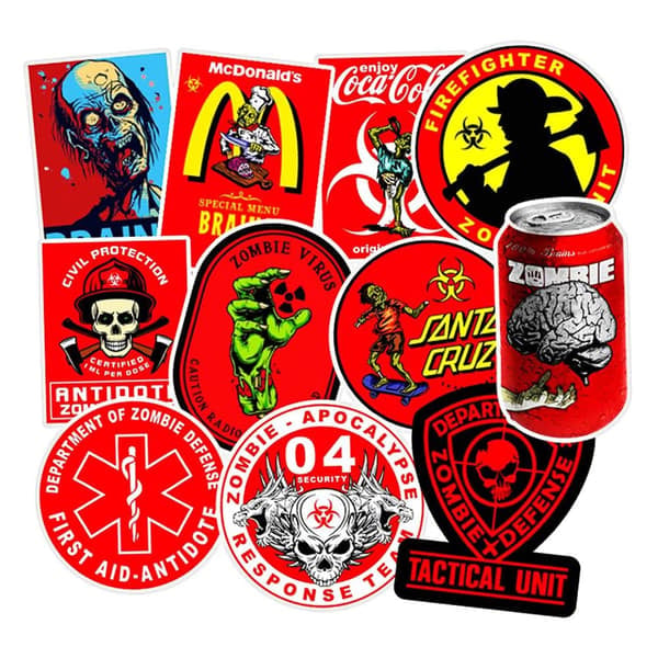 /QD/ Sticker Pack - Zombie