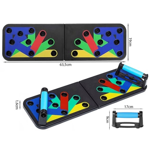 Push Up Board - Træn bryst, ryg, arme, skuldre_QQ
