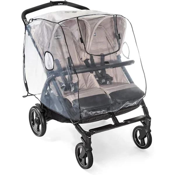 QU-Regnskydd för dubbel barnvagn, A
