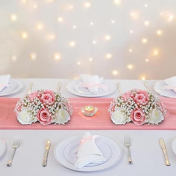 2 stk. Kunstige Blomster – Dekor til Bryllup & Hjemmefester