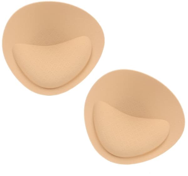 Ventilerende BH-innlegg - Avtakbare Beige 3 cm