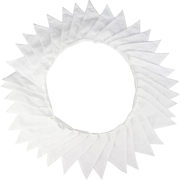 [QD] 10M stof flagranke, smuk flagranke stof hvid