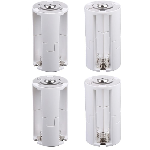 QD-4 kpl 3x AA - D-kokoinen paristoadapterimuunnin
