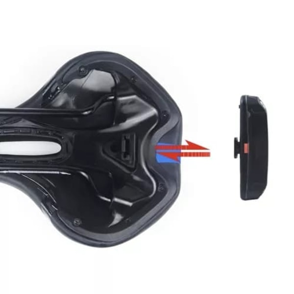 Sykkelsete med USB LED-lys - Sete for sykkel_QQ