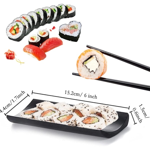 [QD] Sushi Making Kit, Deluxe Edition DIY Sushi Set, Sushi Risrulle Formar Gaffel Spatel DIY VERKTYG
