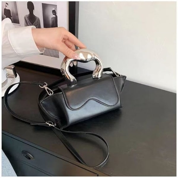 [QD] Tote taske til kvinder Dupes Mini læder Tote Bag Lille personlig Crossbody Håndtasker