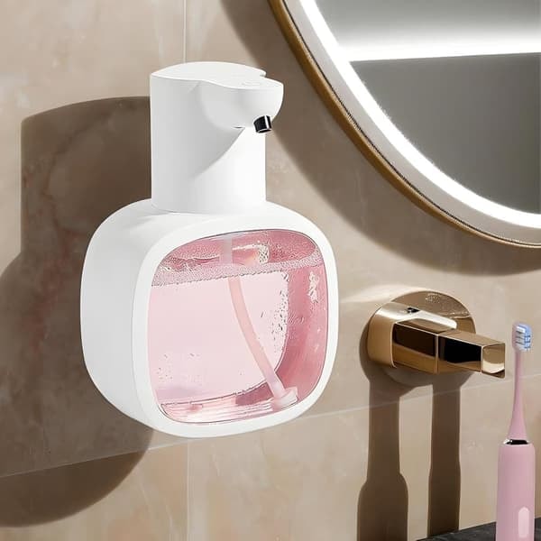Tvåldispenser 500 ml Uppladdningsbar Väggmonterad 4 Nivåer Kök/Badrum_qq