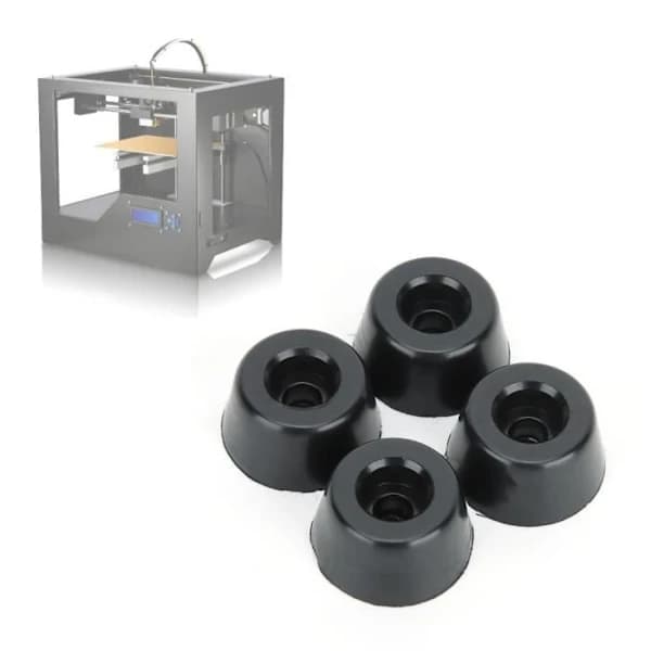 BEL-7590761767937-Anti-vibrationsfødder 3D-printer Udskiftningstilbehør Anti-vibrationsgummi Computerfødder