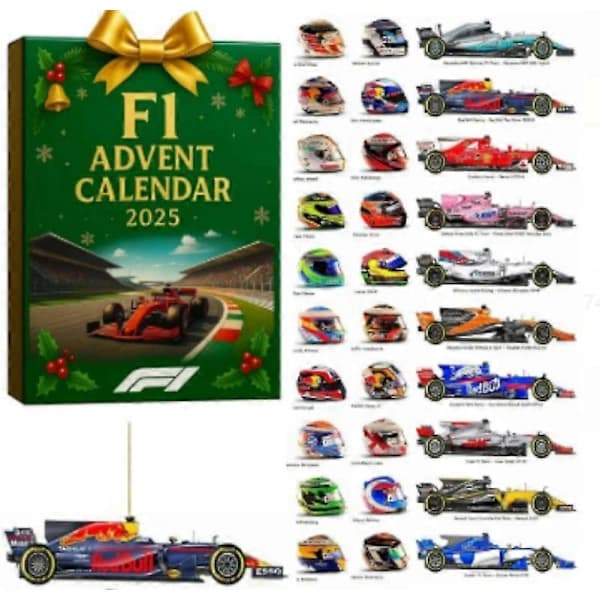 Superbils Adventskalender Överraskningslåda Julgransdekoration